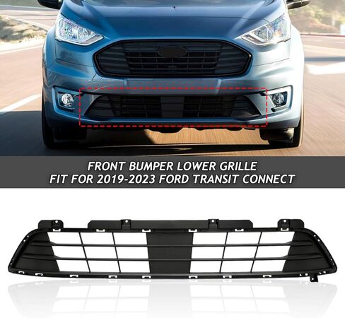 Front Bumper Lower Grille Fit For 2019-2023 Ford Transit Connect Front Lower Insert Grill Grille Replacement For KT1B17K946A in Kuwait