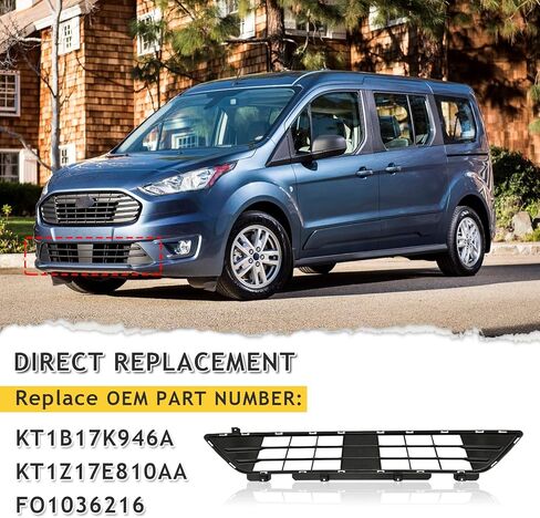 Front Bumper Lower Grille Fit For 2019-2023 Ford Transit Connect Front Lower Insert Grill Grille Replacement For KT1B17K946A in Kuwait