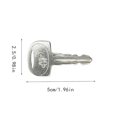 12Pcs 601 Heavy Ignition Keys,60266568 Key for Sany Mini Excavator Crane Ferris Mower Bluebird School Polaris Snowmobile Broderson in Saudi Arabia
