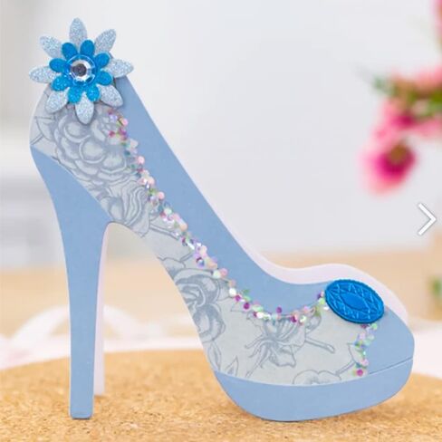 High Heel Metal Cutting Dies Match Shoes Words Phrase Transparent Silicone Seal Stamps Sets for Card Making DIY Scrapbooking Paper Crafting Arts Crafts Good Shoes Alphabets Clear Stamping Stamps in Kuwait