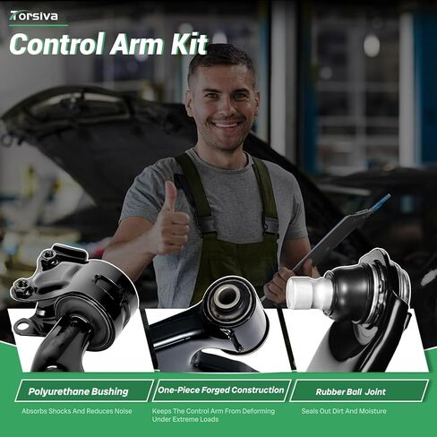 2PCS Front Lower Control Arm with Ball Joint Fit for Mazda CX-9 CX9 CX 9 2007 2008 2009 2010 2011 2012 2013 2014 2015#OE CMS761168 CMS761169 in Kuwait