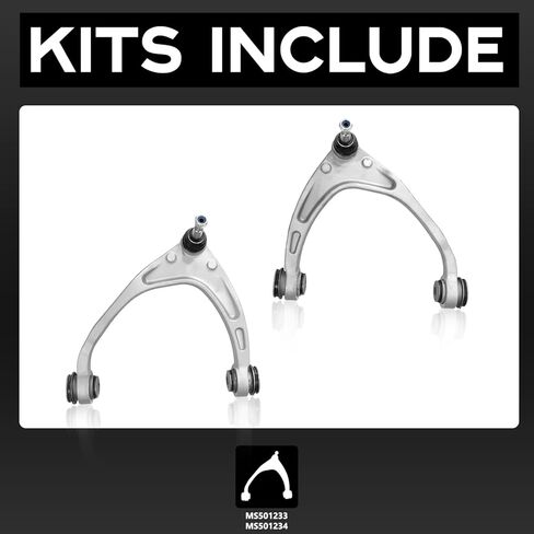 POWERGEAR Front Upper Control Arm, 2pcs Aluminum Control Arms with Ball Joint Bushings Suspension Kit for 2015-2020 Chevy Tahoe Silverado 1500 Suburban GMC Sierra 1500 Yukon XL Cadillac Escalade in Kuwait