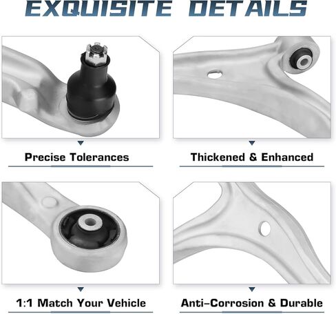 Front Lower Control Arms with Ball Joints for Honda Odyssey 2005 2006 2007 2008 2009 2010 Driver and Passenger Side Suspension Kit K620505 K620504 2PCS in Kuwait