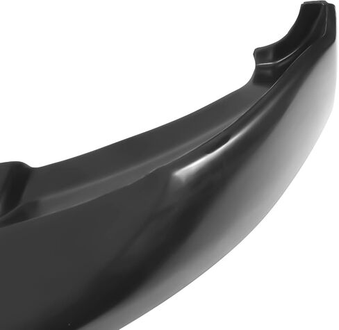 IKON MOTORSPORTS Front Bumper Lip Compatible With 2006-2010 Dodge Charger, IKON V2 Style Unpainted Black PU Front Lip Splitter Valance Chin Lip in Kuwait