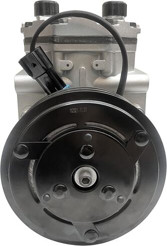 RYC New AC Compressor and A/C Clutch RYC-York-2PK (2-Groove, 12 Volt Coil) Replaces ET210L-25073C, ET210L-21887C, ET210-25007C, ET210-25053C, ET210L-25248C, ET210L-25407C in Kuwait