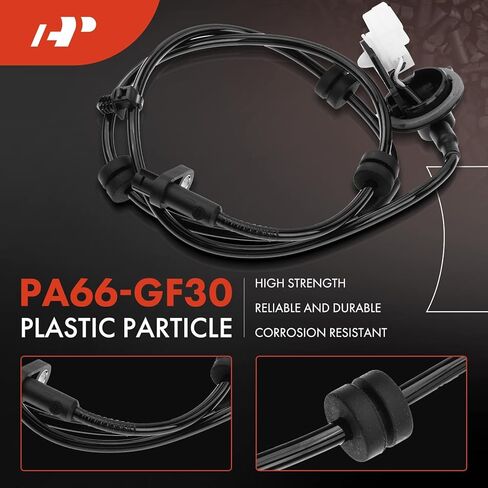 A-Premium Rear ABS Wheel Speed Sensor - Compatible with Mazda Models - 2 2011 2012 2013 2014, 1.5L, Hatchback - Rear Driver or Passenger Side, Replaces D651-43-71YA, D6514371YA in Kuwait