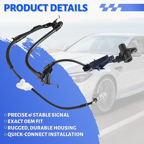 2PCS Front Left & Right ABS Wheel Speed Sensor Compatible with Lexus ES300 2002-2003, Fit for Toyota Camry 2002-2005, Replace # ALS663, 8954306010, 8954333070 in Kuwait