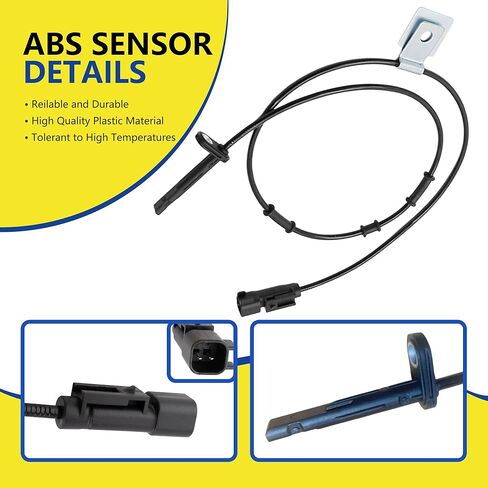 ABS Wheel Speed Sensor for Chevrolet Equinox, GMC Terrain 2010 2011 2012 2013 2014 2015 2016 2017, 20711371, ALS1994, Front Rear Left Right Sides (4PCS) in Kuwait