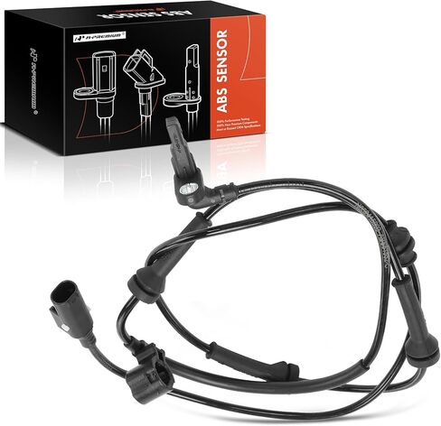 مستشعر سرعة العجلات الخلفية اليسرى ABS A-Premium متوافق مع موديلات Jeep - سلسلة MP Compass 2017 2018 2019 2020، AWD، بدون نظام تثبيت السرعة التكيفي - جانب السائق الأيسر الخلفي، استبدال # 68309279AB in Saudi Arabia