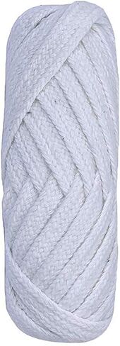 Nada Flat Dori Strings- Cotton Perfect for Pajamas, Lehengas, Sarees, Petticoats, Salwars, Patiala, and Chudidars - White Color (Pack of 1) (25 Meters) in Kuwait