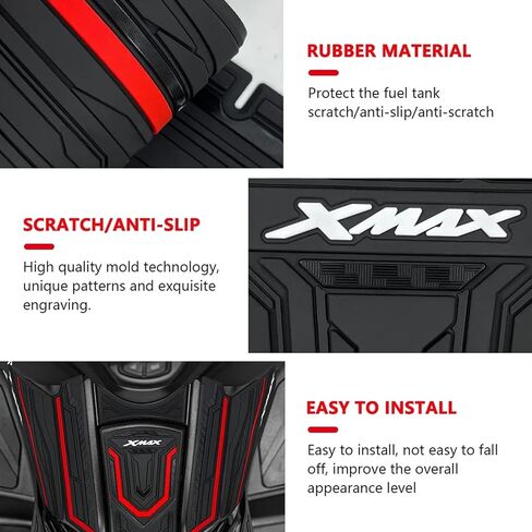 For X-MAX 300 XMAX300 2026 fuel tank stickers motorcycle accessories Anti-slip sticker the pedal in the middle of the car body tank pad anti-skid and anti-wear stickers XMAX300 xmax300 2023-2026+ in Saudi Arabia