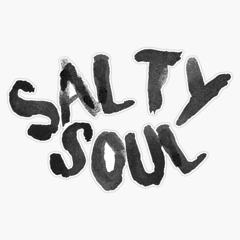 Salty Soul Vinyl Sticker Waterproof Decal Laptop Wall Window Bumper Sticker 5" in Kuwait