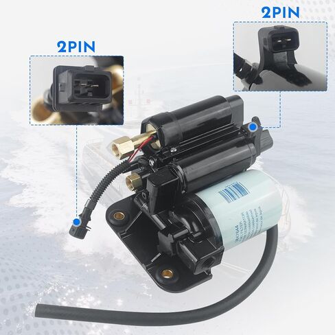 Electric Fuel Pump Assembly Replacement Compatible with Volvo Penta 21608511 21545138 4.3L 5.0L 5.7L for 4.3OSI 4.3GXI 5.0OSI 5.0GXI 5.7GI 5.7GXI 5.7OSI 5.7OSXI 3594444 213977771 3861355 3860210 in Saudi Arabia