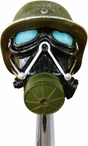 Skull Shift Knob W/Adapters Gennie Hot for Plymouth,for Ford,for Dodge,for Chrysler,for Chevy Socal Adapter Need-Automatic Transmissions Metal Threaded Insert Hand Painted in Saudi Arabia