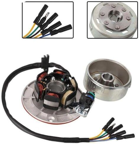 Stator Coil Rotor Kit for 160cc Starter Engines Off Road Motorcycles Illuminated Compatible with in Saudi Arabia