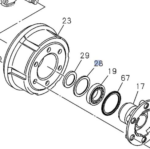 Wheel Oil Seal Front for Isuzu NPR NQR NPR-HD NRR 94-24 in Saudi Arabia