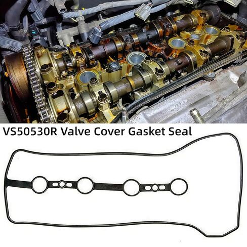 VS50530R Valve Cover Gasket Seal Compatible with 2002-2011 Camry, 2009-2012 Corolla, 2001-2007 Highlander, Replace 2AZFE 112130H010 11213-0H010 in Saudi Arabia