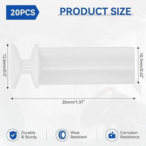 20Pack Curtain Track Glider Replacement for Volvo Truck Curtains 20984270 Curtain Track Slider Compatible with Volvo VNL Curtains Carriers Slide and Roller Truck Accessories Replacement for Semi Truck in Kuwait