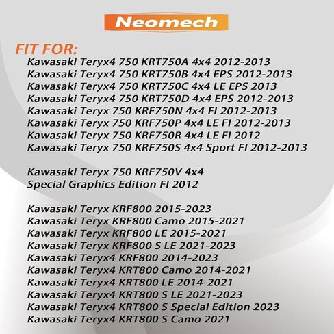 11029-0025 Air Filter for Kawasaki Teryx4 750 800 4x4 KRT750A KRF750 KRT800 KRF800(2 Pack) in Saudi Arabia