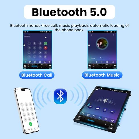 Car Radio Stereo for Jeep Grand Cherokee WK 2014 2015 2016 2017: Carplay Android Auto 9.7 Inch Touchscreen Replacement-GPS SWC Bluetooth Backup Camera in Saudi Arabia