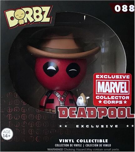 Funko Marvel Collector Corp Dorbz Deadpool Exclusive #285 Gold Vinyl Figure in Kuwait