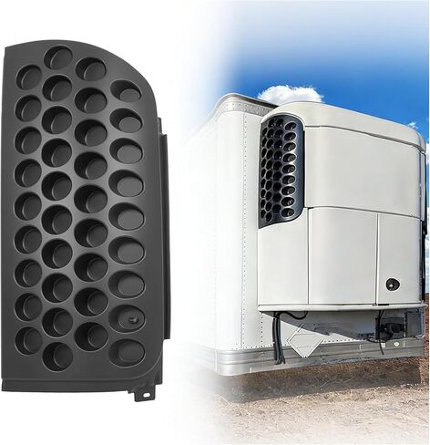 KUAFU Reefer Upper Door Grill Compatible with Thermo King SB-100 110 190 200 200TG 210 230 300 310 400 Replacement for 37-98-7197 Honeycomb Door Grill Black ABS Plastic Road Side LH in Kuwait
