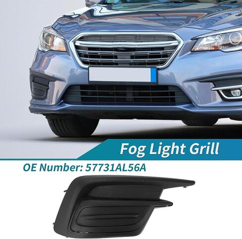 Passenger Side Fog Light Grill for Subaru Legacy 2018 2019 Front Bumper Fog Light Grille Cover Fog Light Shell 1 Pc No.57731AL56A in Kuwait