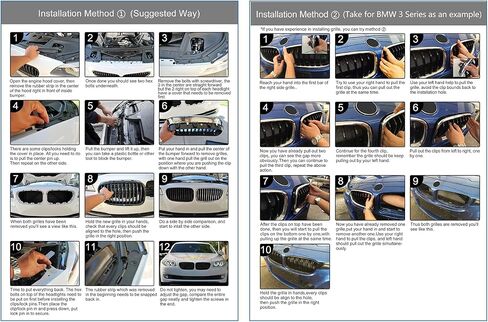 X AUTOHAUX الجبهة العلوي غطاء محرك السيارة الوفير مصبغة شواء لسيارات BMW X5 4 أبواب 2007-2013 المصد العلوي الأمامي الكلى مصبغة شواء إشارة شريحة زوج أسود لامع in Kuwait