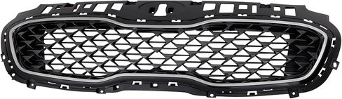 Garage-Pro Grille Assembly Compatible with Kia Sportage 2020-2022 For Models Without Nightfall Edition Package, With Type 1 Main Grille Painted Black Shell with Chrome Insert KI1200217 in Kuwait