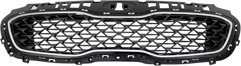 Garage-Pro Grille Assembly Compatible with Kia Sportage 2020-2022 For Models Without Nightfall Edition Package, With Type 1 Main Grille Painted Black Shell with Chrome Insert KI1200217 in Kuwait