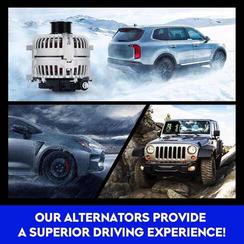 13985 New Alternator 5.7L V8 for Dodge Ram 1500 2500 3500 2003-2006, for Durango 2004, Automotive Replacement Alternators Replace 56029086AA ABO0065 0124525006 in Kuwait