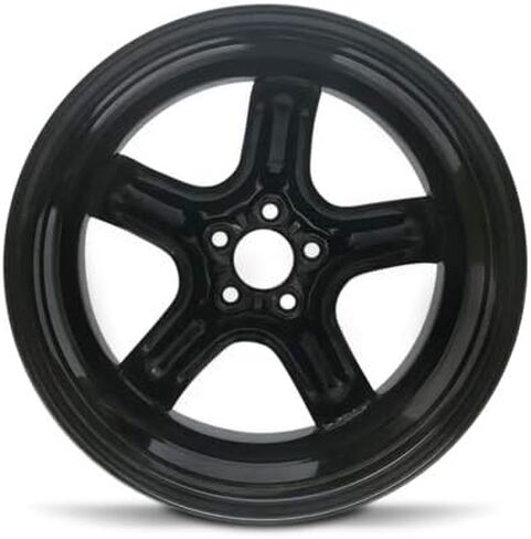 New OEM Replacement Wheel for 2007-2010 Saturn Aura 17x7 inch Steel Rim Painted Black Fit 225/50R17 in Kuwait
