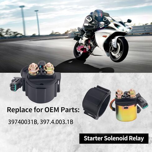 Starter Solenoid Relay 39740031B Compatible with Ducati 1098 1098 S 1198 R SP 848 848 1100 Evo Dark GT 1000 Sportclassic Touring 696 796 20th Anniversary Sport 1000 Sportclassic Biposto in Kuwait