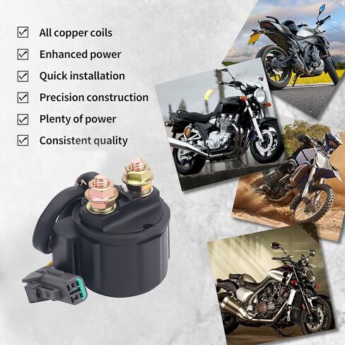 Starter Solenoid Relay 39740031B Compatible with Ducati 1098 1098 S 1198 R SP 848 848 1100 Evo Dark GT 1000 Sportclassic Touring 696 796 20th Anniversary Sport 1000 Sportclassic Biposto in Kuwait
