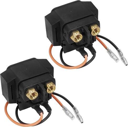 Caltric Starter Solenoid Relays Compatible with Yamaha WaveRunner Cruiser FX1100 2004-2008 / 6B6-81940-00-00 6B6819400000 in Kuwait