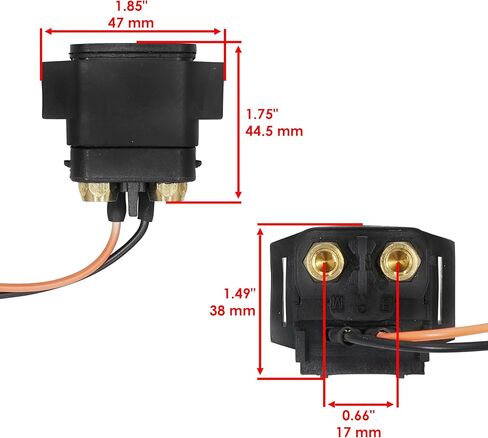 Caltric Starter Solenoid Relays Compatible with Yamaha WaveRunner Cruiser FX1100 2004-2008 / 6B6-81940-00-00 6B6819400000 in Kuwait