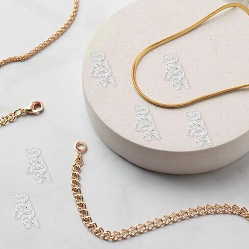 Garneck 100pcs 2026 Charms: Year Signet Number Pendants For Jewelry Making Finding Craft Accessories Graduation Hat Tassel Necklaces Keychain Diy Project Christmas Decor Golden in Kuwait