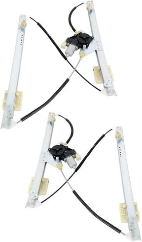 KarParts360 لسيارة لاند روفر رينج روفر سبورت 2014-2022 منظمات النوافذ الأمامية وجانب السائق والراكب | زوج | القوة | بمحرك | استبدال LR153951، LR153952 in Kuwait