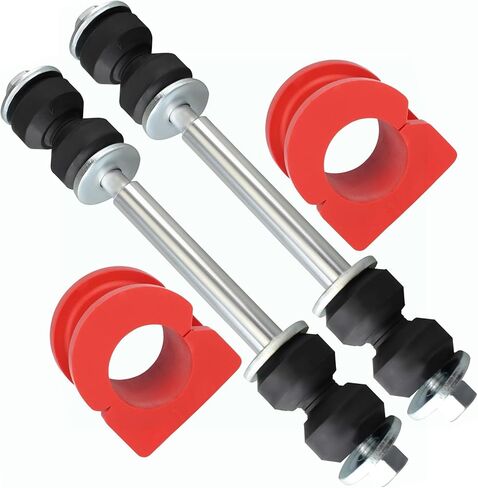 مجموعة من 4 قطع من مجموعة التعليق الأمامي، وصلة نهاية قضيب Sway Bar، مناسبة لـ Chevy Avalanche لـ Chevy Blazer لـ GMC Yukon لـ Pontiac LeMans in Kuwait
