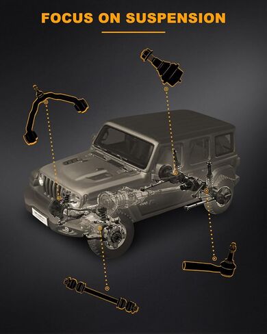 مجموعة من 4 قطع من مجموعة التعليق الأمامي، وصلة نهاية قضيب Sway Bar، مناسبة لـ Chevy Avalanche لـ Chevy Blazer لـ GMC Yukon لـ Pontiac LeMans in Kuwait