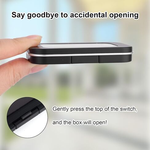Magnetic Needle Holder Case with Clear Lid, Sewing Pin Storage Box Keeper for Needles Bobby Pins Paper Clips Under 6.5cm, Craft Supply Organizer Gift (Needles Not Included) in Kuwait