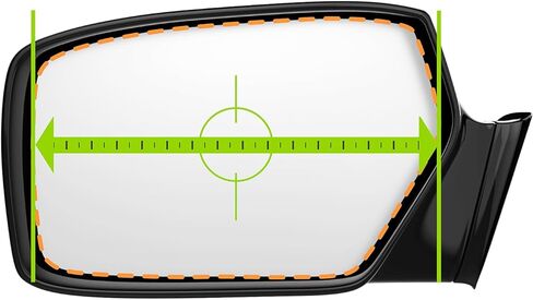 Right Blind Spot Mirror Replacement for Mustang Mach-E 2021-2023 Convex in Kuwait