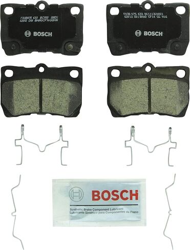BOSCH BC1113 QuietCast Premium Ceramic Disc Brake Pad Set - Compatible with Select Lexus GS300, GS350, GS430, GS450h, GS460, IS250, IS350; REAR in Kuwait