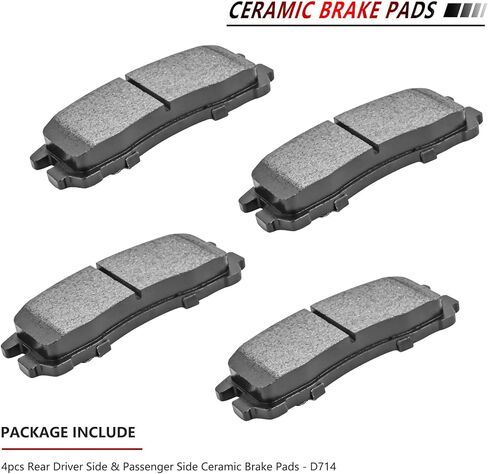 JLEO Ceramic Brake Pads ‎Front Rear for Chevy Impala Monte Venture,for Buick Century Park Avenue Regal,for Cadillac DeVille Eldorado Seville,for Pontiac Grand Prix Bonneville Montana D699 D714 in Kuwait