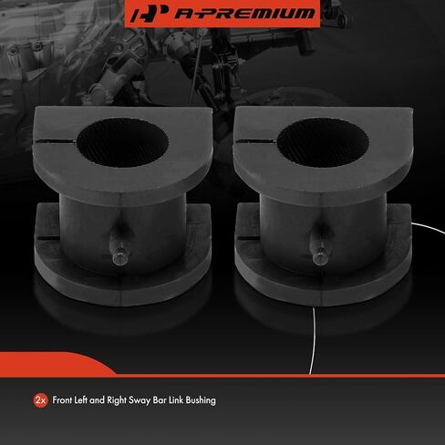 A-Premium 2 x Front Sway Bar Bushing Kit, Compatible with Mitsubishi Lancer 2003 2004 2005 2006, AWD in Kuwait