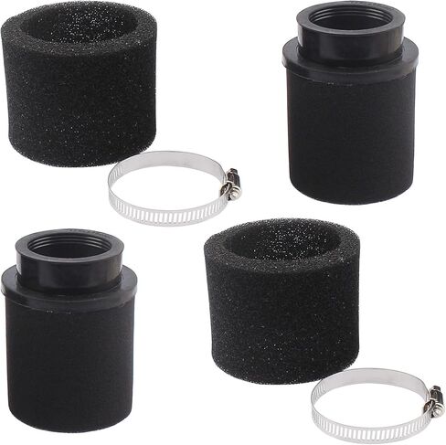 2Pcs Universal 44mm 45mm 46mm Black Double Foam Pod Performance Filter for 50cc - 90cc 110cc 125cc ATV Quad Scooter Go Kart Moped Pit Dirt Super Bike in Kuwait