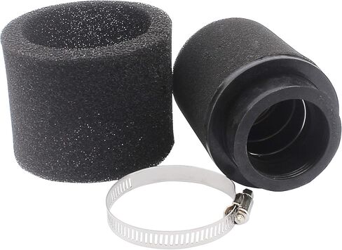 2Pcs Universal 44mm 45mm 46mm Black Double Foam Pod Performance Filter for 50cc - 90cc 110cc 125cc ATV Quad Scooter Go Kart Moped Pit Dirt Super Bike in Kuwait
