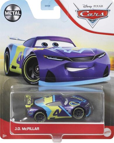 Disney Cars Toys J.d. Mcpillar, Miniature, Collectible Racecar Automobile Toys Based on Cars Toys Movies, for Kids Age 3 and Older, Multicolor in Kuwait