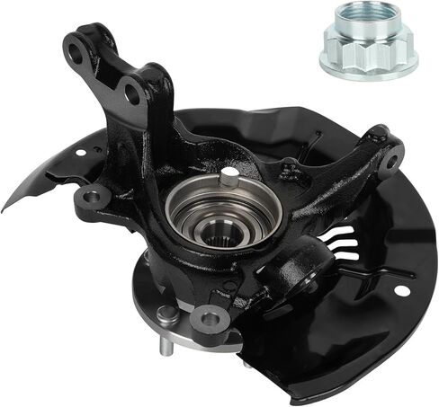 Front Right Steering Knuckle Wheel Bearing Hub Assembly for Toyota Camry 2012-2014 L4 2.5L (GAS; L/LE/XLE), for Camry 2015-2017 L4 2.5L (GAS; LE/XLE), Passenger Side, 686-248, 686248, LK046 in Kuwait