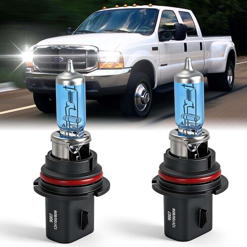 SHENKENUO Fit For Ford F150 2005 2006 2007 2008 2009 2010 2011 2012 2013 2014,for F250 F350 F450 2005-2022 9008 High/Low Beam Ultra - High Performance Halogen Headlight Bulbs,Plug-n-Play,Pack of 4 in Saudi Arabia